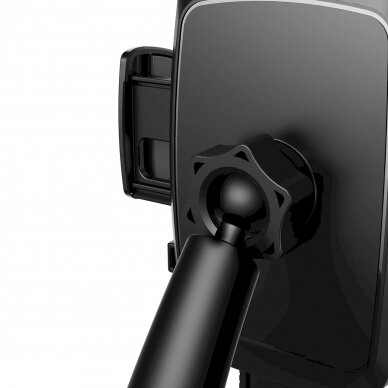 Joyroom JR-ZS259 mechanical Automobilinis laikiklis universal phone cockpit / window - Juodas 5 Joyroom JR-ZS259 mechanical Automobilinis laikiklis universal phone cockpit / window - Juodas 5