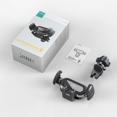 Joyroom JR-ZS351 Telfono laikiklis air vent - silver 6 Joyroom JR-ZS351 Telfono laikiklis air vent - silver 6