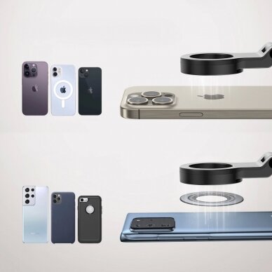 Joyroom JR-ZS365 magnetic phone travel Laikiklis - Juodas 9 Joyroom JR-ZS365 magnetic phone travel Laikiklis - Juodas 9
