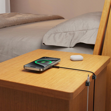 Joyroom JR-ZS368 magnetinis kabelių laikiklis – juodas (3 vnt.) 12