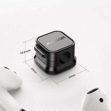 Joyroom JR-ZS368 magnetinis kabelių laikiklis – juodas (6 vnt.) 10