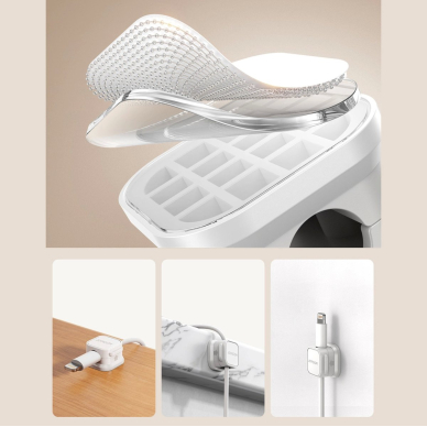 Joyroom JR-ZS368 magnetinis kabelių laikiklis – baltas (6 vnt.) 9 Joyroom JR-ZS368 magnetinis kabelių laikiklis – baltas (6 vnt.) 9