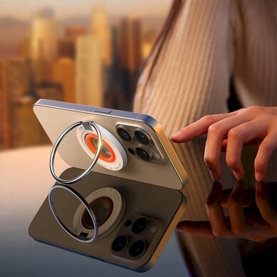 Joyroom JR-ZS383 MagSafe magnetic Telfono laikiklis - orange 9 Joyroom JR-ZS383 MagSafe magnetic Telfono laikiklis - orange 9