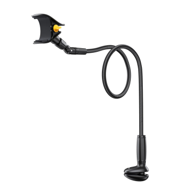 Joyroom JR-ZS389 telefono laikiklis su lanksčia rankena stalui – juodas 2