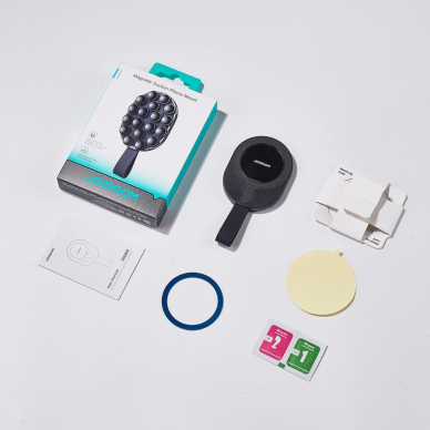 Joyroom JR-ZS393-S Magnetinis laikiklis su siurbtukais, skirtas 4.7–7" telefonui – juodas 3