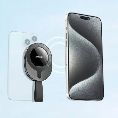 Joyroom JR-ZS393-S Magnetinis laikiklis su siurbtukais, skirtas 4.7–7" telefonui – juodas 4