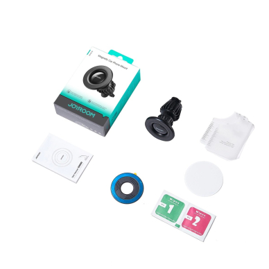 Joyroom JR-ZS406 Magnetinis automobilinis oro angos laikiklis – juodas 7