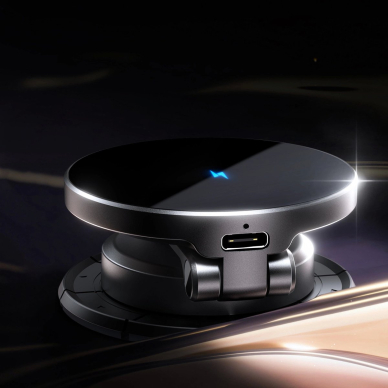 Joyroom JR-ZS408 Magnetinis laikiklis su 15W indukciniu įkrovikliu, skirtas automobilio pultui – juodas 8