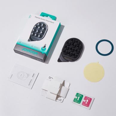 Joyroom JR-ZS418 Išmaniojo telefono laikiklis su siurbtuku ir MagSafe – juodas 2