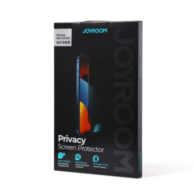 Ekrano apsauga Joyroom Knight 2.5D Privacy TG Tempered Glass for iPhone 14 Pro su Anti-Spy filtru (JR-P02) 4