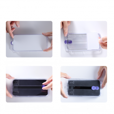 Ekrano apsauga Joyroom Knight glass with mounting kit iPhone 14 Plus (JR-H11) 2