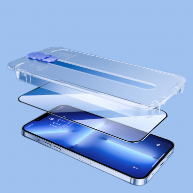 Ekrano apsauga Joyroom Knight Glass with Mounting Kit iPhone 14 Pro Max (JR-H12) 8
