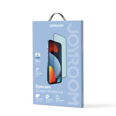 Ekrano apsauga Joyroom Knight su Anti Blue Light filtru iPhone 14 Pro Juoda (JR-G02) 4
