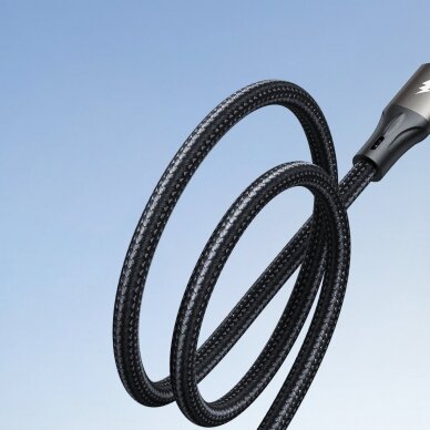 Joyroom Light-Speed Series SA25-AC6 USB-A / USB-C Fast Transfer Cable 100W 1.2m - Black 3 Joyroom Light-Speed Series SA25-AC6 USB-A / USB-C Fast Transfer Cable 100W 1.2m - Black 3