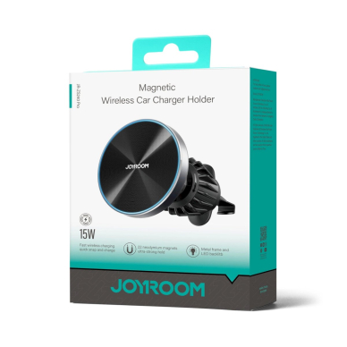 Joyroom JR-ZS240 Pro Magnetinis automobilinis laikiklis su 15W belaidžiu įkrovikliu, skirtas oro angai – juodas 4 Joyroom JR-ZS240 Pro Magnetinis automobilinis laikiklis su 15W belaidžiu įkrovikliu, skirtas oro angai – juodas 4
