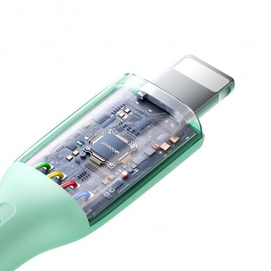 Joyroom Multi-Color Series SA34-AL3 USB-A / Lightning 3A cable 1m - green 3