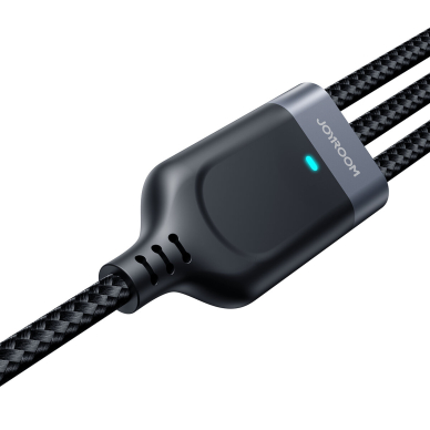 Joyroom Multi-Use Series 3-in-1 cable S-1T3018A18 Lightning USB-C micro USB 30 cm - black 1 Joyroom Multi-Use Series 3-in-1 cable S-1T3018A18 Lightning USB-C micro USB 30 cm - black 1