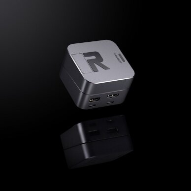 Jungčių Daugintuvas Joyroom Multifunctional Hub USB Type C - USB 3.0 / RJ45 / HDMI / USB Type C / Thunderbolt skirtas MacBook Pro Pilkas (S-H121 Gray) 7 Jungčių Daugintuvas Joyroom Multifunctional Hub USB Type C - USB 3.0 / RJ45 / HDMI / USB Type C / Thunderbolt skirtas MacBook Pro Pilkas (S-H121 Gray) 7