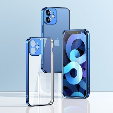 Dėklas Joyroom New Beauty Series iPhone 12 Pro Max Mėlynas kraštas (JR-BP744) 2
