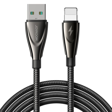 Joyroom Pioneer Series SA31-AL3 USB-A / Lightning 3A Cable 1.2m - Black Joyroom Pioneer Series SA31-AL3 USB-A / Lightning 3A Cable 1.2m - Black