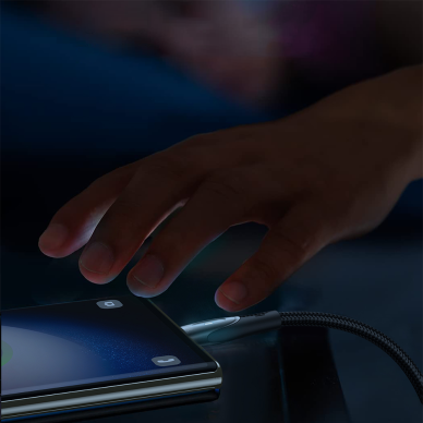 Joyroom Pioneer Series SA31-CC5 USB-C / USB-C cable 240W 1.2m - Juodas 2 Joyroom Pioneer Series SA31-CC5 USB-C / USB-C cable 240W 1.2m - Juodas 2