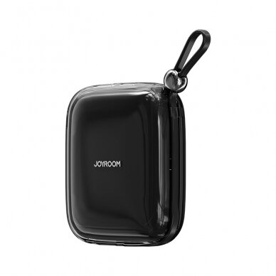 Joyroom power bank 10000mAh Jelly Series 22.5W with built-in Lightning cable Juodas (JR-L003) 3