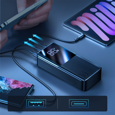 Joyroom power bank 22.5W 30000mAh PD QC3.0 AFC Juodas (JR-QP193) 7 Joyroom power bank 22.5W 30000mAh PD QC3.0 AFC Juodas (JR-QP193) 7