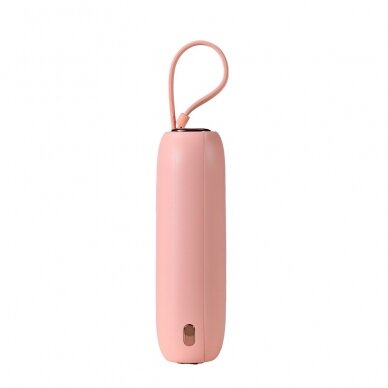 Joyroom powerbank 10000mAh Colorful Series 22.5W with 2 built-in USB C and Lightning cables pink (JR-L012) 2