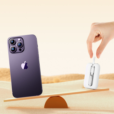 Joyroom powerbank 10000mAh Colorful Series 22.5W with 2 built-in USB C and Lightning cables white (JR-L012) 13 Joyroom powerbank 10000mAh Colorful Series 22.5W with 2 built-in USB C and Lightning cables white (JR-L012) 13