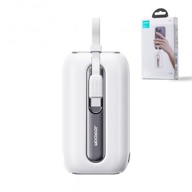 Joyroom powerbank 10000mAh Colorful Series 22.5W with 2 built-in USB C and Lightning cables white (JR-L012) 7