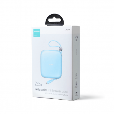 Joyroom powerbank 10000mAh Jelly Series 22.5W with built-in Lightning cable blue (JR-L003) 4