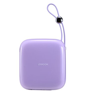 Joyroom powerbank 10000mAh Jelly Series 22.5W with built-in Lightning cable violet (JR-L003) 2 Joyroom powerbank 10000mAh Jelly Series 22.5W with built-in Lightning cable violet (JR-L003) 2