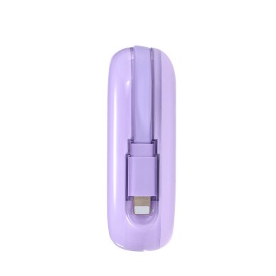 Joyroom powerbank 10000mAh Jelly Series 22.5W with built-in Lightning cable violet (JR-L003) 9