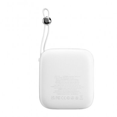 Joyroom powerbank 10000mAh Jelly Series 22.5W with built-in Lightning cable white (JR-L003) 3