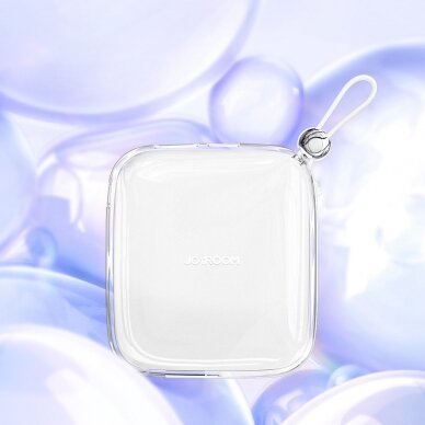 Joyroom powerbank 10000mAh Jelly Series 22.5W with built-in Lightning cable white (JR-L003) 9