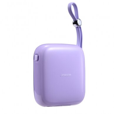 Joyroom powerbank 10000mAh Jelly Series 22.5W with built-in USB C cable Violetinis (JR-L002) 6