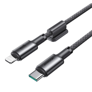 Joyroom S-A50 Unlimited Series 60W USB-C / Lightning kabelis su magnetiniu laikikliu 1.2 m – pilkas 2