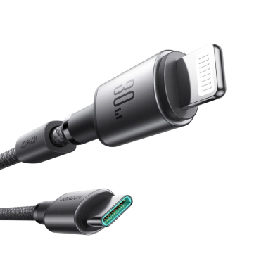 Joyroom S-A50 Unlimited Series 60W USB-C / Lightning kabelis su magnetiniu laikikliu 1.2 m – pilkas 3