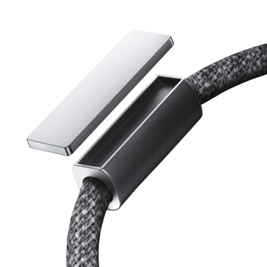 Joyroom S-A50 Unlimited Series 60W USB-C / USB-C kabelis su magnetiniu laikikliu 1.2 m – pilkas 1