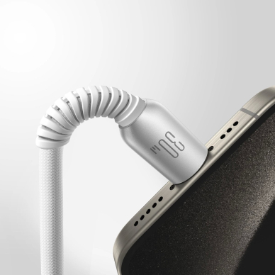 Joyroom S-A51 Cutting-Edge Series 30W USB-C / Lightning kabelis 1.2 m – pilkas 7