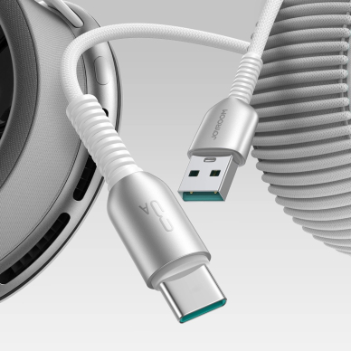 Joyroom S-A51 Cutting-Edge Series 3A USB-A / USB-C kabelis 1.2 m – pilkas 8