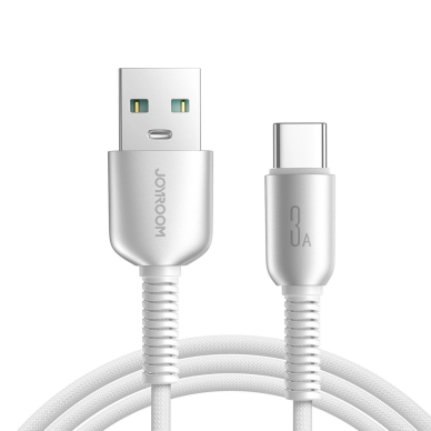 Joyroom S-A51 Cutting-Edge Series 3A USB-A / USB-C kabelis 1.2 m – pilkas