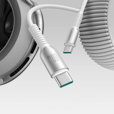 Joyroom S-A51 Cutting-Edge Series 60W USB-C / USB-C kabelis 1.2 m – pilkas 8
