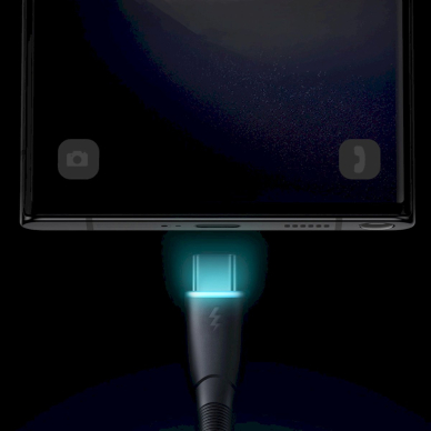 Joyroom Starry Series SA32-AC3 3A USB-A / USB-C Kabelis 1m - Juodas 10 Joyroom Starry Series SA32-AC3 3A USB-A / USB-C Kabelis 1m - Juodas 10