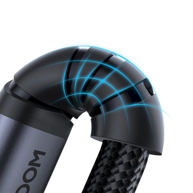 Joyroom SY-A06 Stereo audio AUX kabelis 3.5 mm mini lizdas / Lightning, skirtas iPhone iPad 1.2 m – juodas 2 Joyroom SY-A06 Stereo audio AUX kabelis 3.5 mm mini lizdas / Lightning, skirtas iPhone iPad 1.2 m – juodas 2