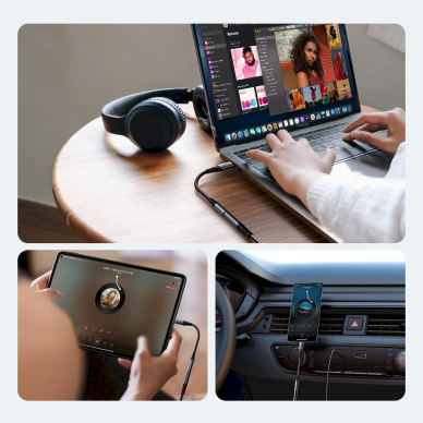 Joyroom SY-C01 USB-C DAC adapteris į 3.5 mm mini lizdą – juodas 11