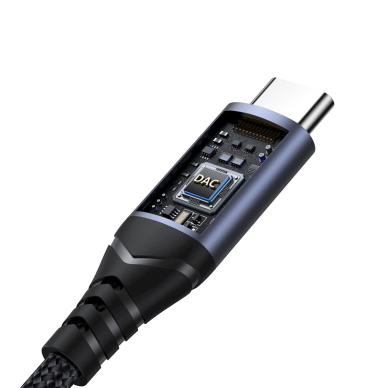 Joyroom SY-C01 USB-C DAC adapteris į 3.5 mm mini lizdą – juodas 2