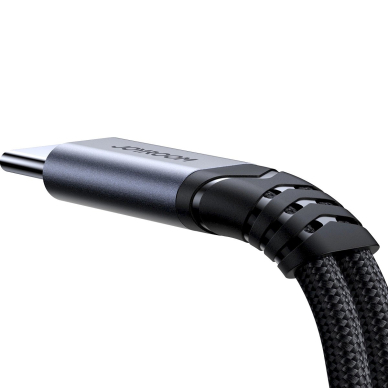 Joyroom SY-C02 2-in-1 DAC adapteris USB-C į USB-C / 3.5 mm mini lizdą – juodas 3
