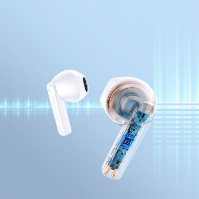 Ausinės Joyroom TWS earphones wireless ENC waterproof IPX4 Bluetooth 5.3 Baltos (JR-TL11) 2