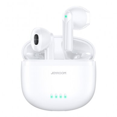 Ausinės Joyroom TWS earphones wireless ENC waterproof IPX4 Bluetooth 5.3 Baltos (JR-TL11)